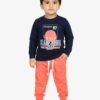 Funny Bear 28/24 100% Pure Cotton Full Sleeves Baby Boy Clothing Sets With Basketball & Text Print