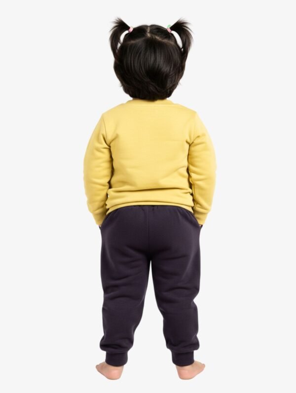 Funny Bear 100% Pure Cotton Long Sleeves Baby Girl Outfit Sets Dinosaur & Text Print