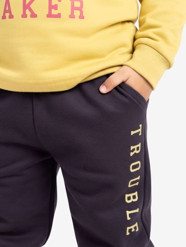 Funny Bear 100% Pure Cotton Long Sleeves Baby Girl Outfit Sets Dinosaur & Text Print