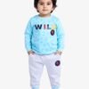 Funny Bear 100% Pure Cotton Full Sleeves Baby Boy Outfit Sets Text Print