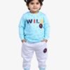 Funny Bear 100% Pure Cotton Full Sleeves Baby Girl Outfit Sets Text Print