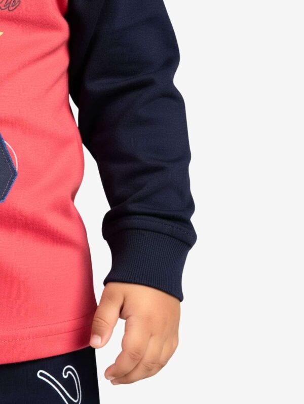 Funny Bear 100% Pure Cotton Full Sleeves Printed Baby Girl Clothing Sets