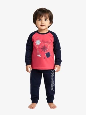 Funny Bear 100% Pure Cotton Full Sleeves Printed Baby Girl Clothing Sets