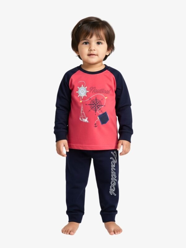 Funny Bear 100% Pure Cotton Full Sleeves Printed Baby Girl Clothing Sets