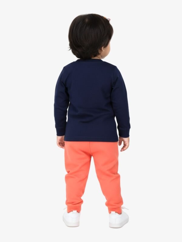 Funny Bear 100% Pure Cotton Full Sleeves Baby Girl Clothing Sets With Basketball & Text Print