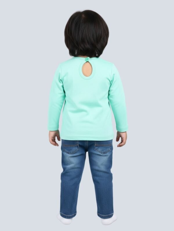 Funny Bear 100% Pure Cotton Full Sleeves Top for Baby Girl