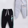Funny Bear 100% Pure Cotton Loop-Knit Two Pocket Baby Boy Track Pants Printed
