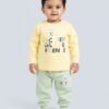 Funny Bear 100% Pure Cotton Full Sleeve Tshirt Pant for Baby Boy Printed