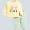 Funny Bear 100% Pure Cotton Full Sleeve Tshirt Pant for Baby Boy Printed