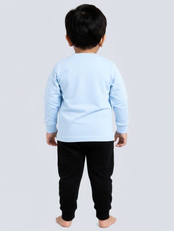 Funny Bear 100% Pure Cotton Full Sleeve Cute Baby Boy Clothing Sets Printed